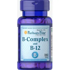 Витамины группы В (Vitamin B-Complex and Vitamin B-12) 180 таблеток