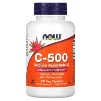 Витамин C  и аскорбат кальция с биофлавоноидами (Calcium Ascorbate-C) 500 мг 100 капсул
