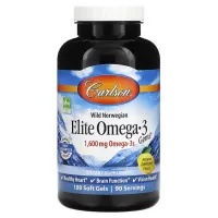 Риб'ячий жир з Oмега-3 (Elite omega-3) 1600 мг 180 капсул зі смаком лимона