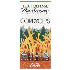 Энергетическая поддержка с кордицепсом (Cordyceps Energy Support) 1000 мг 60 капсул