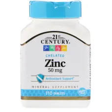 Хелат цинка (Zinc Chelated) 50 мг 110 таблеток