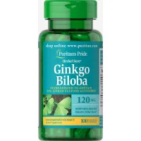 Гінкго Білоба стандартизований екстракт (Ginkgo Biloba) 120 мг 100 капсул
