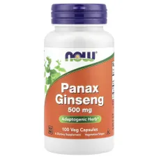 Женьшень (Panax Ginseng) 500 мг 100 капсул