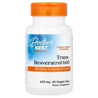 Високопотенційний транс-ресвератрол (High Potency Trans-Resveratrol) 600 мг 60 капсул