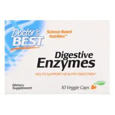 Травні ферменти (Digestive Enzymes) 10 капсул