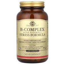 Комплекс вітамінів B+C (B-Complex with vitamin C Stress Formula) 250 таблеток