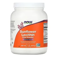 Чистый порошок подсолнечного лецитина (Sunflower Lecithin) 454 г