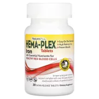 Железо и питательные вещества для здоровья эритроцитов (Iron with Essential Nutrients Hema-Plex) 30 таблеток