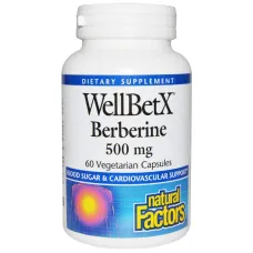 Берберин (WellBetX Berberine) 500 мг 60 капсул