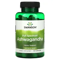 Экстракт корня ашвагандха (Ashwagandha) 100 капсул