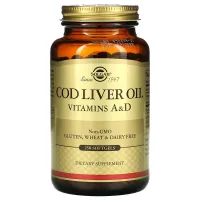Вітаміни А та D3 з печінки тріски (Vitamins A and D3 cod liver oil) 1250 МО/135 МО 250 капсул
