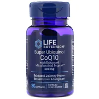Коензим Q10 убіхінол (Super Ubiquinol CoQ10) 200 мг 30 капсул