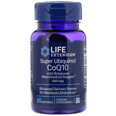 Коэнзим Q10 убихинол (Super Ubiquinol CoQ10) 200 мг 30 капсул