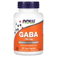 ГАМК (Гамма-аміномасляна кислота) (GABA) 750 мг 100 капсул
