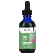 Йод (Liquid Iodine Plus), Life Flo Health, с йодидом калия, 150 мкг 59 мл