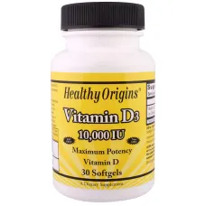 Вітамін D3 (Vitamin D3) 10000 МО 30 капсул