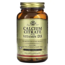 Кальцій цитрат та вітамін Д3 (Calcium Citrate with Vitamin D3) 250 мг/150 МО 120 таблеток