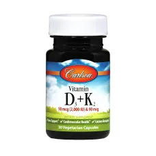 Вітамін D3 і K2 (Vitamin D3 + K2) 30 капсул