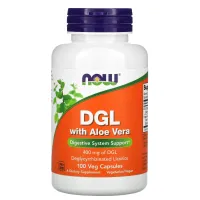 Корень солодки и алоэ вера (DGL with Aloe Vera) 100 капсул