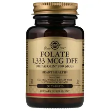 Фолат (Folate as metafolin) 1333 мкг DFE 50 таблеток