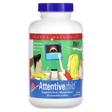 Пищевая добавка (Attentive Child) 60 жевательных таблеток