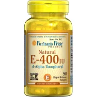 Натуральний вітамін E (Vitamin E) 400 МО 50 капсул