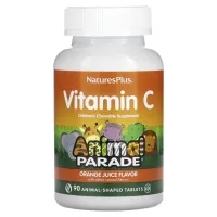 Вітамін С (Children's chewable vitamin C, animal parade) 250 мг 90 жувальних таблеток зі смаком апельсину
