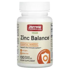 Цинк (Zinc Balance), Jarrow Formulas, 15 мг 100 капсул