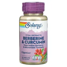 Берберин та куркумін (Berberine and Curcumin root extracts) 300 мг/300 мг 60 капсул