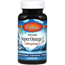 Супер Омега-3 Концентрат (Omega-3, Fish oil concentrate) 1000 мг 50 капсул