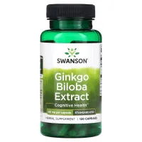 Гінкго Білоба стандартизований екстракт (Ginkgo Biloba Extract) 60 мг 120 капсул