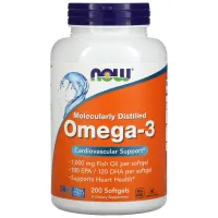 Омега-3 підтримка серця (Omega-3 180 EPA/120 DHA) 200 капсул
