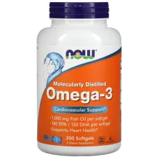 Омега-3 поддержка сердца (Omega-3 180 EPA/120 DHA) 200 капсул
