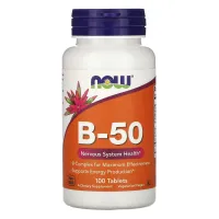 Витамин В-50 комплекс Vitamin B-50 100 таблеток