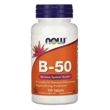 Витамин В-50 комплекс Vitamin B-50 100 таблеток