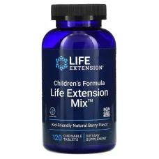 Мультивитамины для детей, Children's Formula Mix, Life Extension, ягодный вкус 120 таблеток