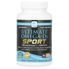 Омега-D3 спорт (Ultimate Omega-D3 Sport) 1000 мг 60 капсул