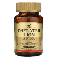 Хелат железа (Chelated Iron) 25 мг 100 таблеток