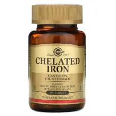 Хелат заліза (Chelated Iron) 25 мг 100 таблеток