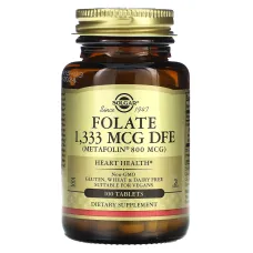 Фолат (Folate as metafolin) 1333 мкг DFE 100 таблеток