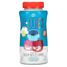 U-cubes жувальний кальцій з D3 для дітей (Children's calcium with D3) 250 мг/300 МО 120 цукерок