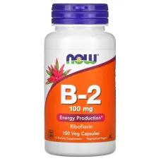 Витамин B2 рибофлавин (Vitamin B2 riboflavin) 100 мг 100 капсул