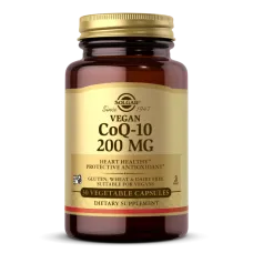 Коензим Q10 (CoQ10), Solgar, 200 мг 30 капсул