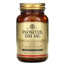 Інозитол (Inositol), Solgar, 500 мг 100 капсул