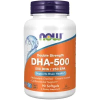 Риб'ячий жир, подвійна сила (DHA-500) 90 капсул
