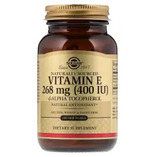 Вітамін E натуральний d-alpha токоферол (Vitamin E) 400 MО 100 капсул