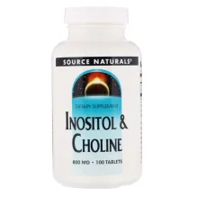 Инозитол и холин (Inositol&Choline) 400 мг/400 мг 100 таблеток