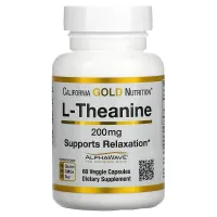 L-теанін (L-Theanine Supports Relaxation) 200 мг 60 капсул