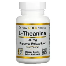 L-теанин (L-Theanine Supports Relaxation) 200 мг 60 капсул