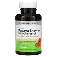 Энзим папайи с хлорофиллом (Papaya Enzyme with Chlorophyll) 250 жевательных таблеток